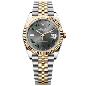 Rolex Datejust 41mm Rhodium Dial 126333 "Wimbledon" Flutted / Jubilee, Men’s Watch