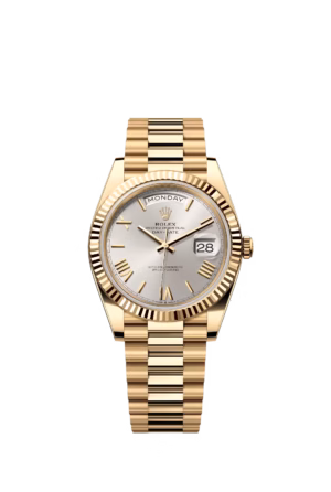 [Super Clone] Rolex Day-Date 41mm Silver Dial 228238, Men’s Watch