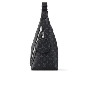 Louis Vuitton Duo Sling Bag Caro Black 42Cm M30936, Designer Handbags, luxury bags